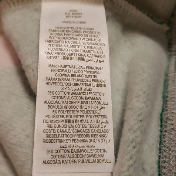 Boden Printed Cotton Sweatshirt Pale Lemon, Formica Pink Size Small NWT - Picture 4 of 4